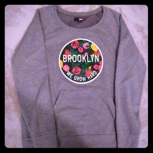 Fleece lined sweater